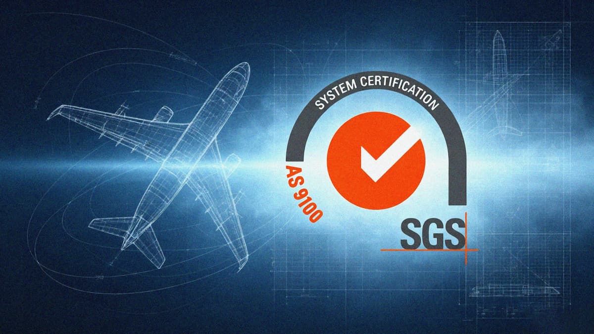 KINGBROTHER received SGS certification from AS9100 Aerospace Quality Management System